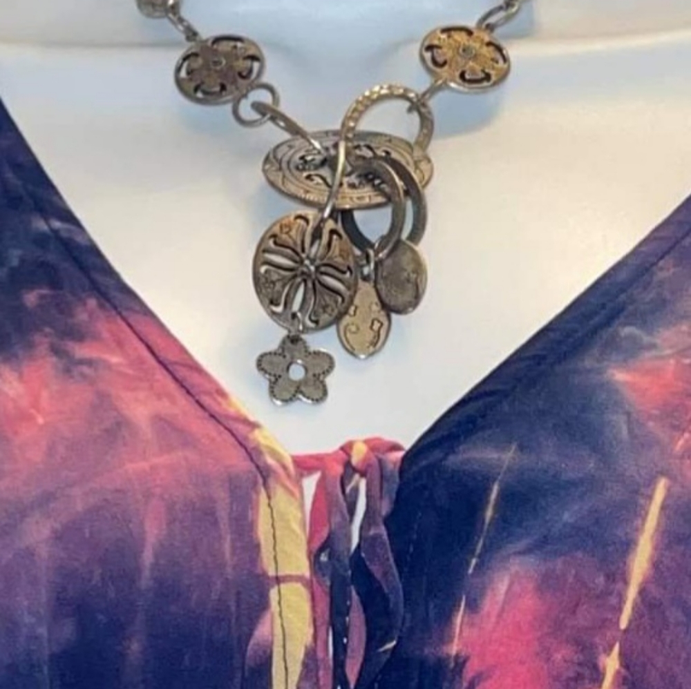 Silver necklace - Picture 2 of 2